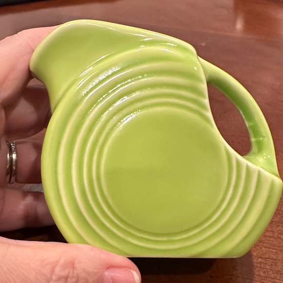 Fiesta Green Mini Disc Pitcher - Picture 2 of 6